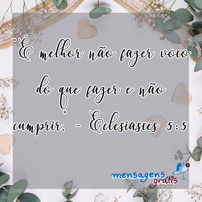 Eclesiastes 5:5