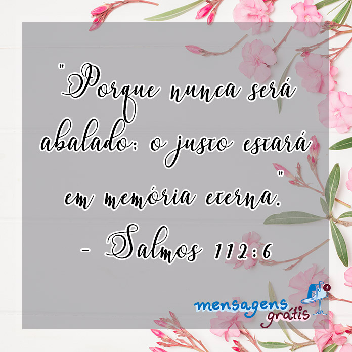 Salmos 112:6