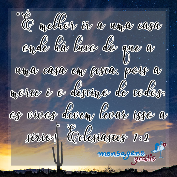 Eclesiastes 7:2