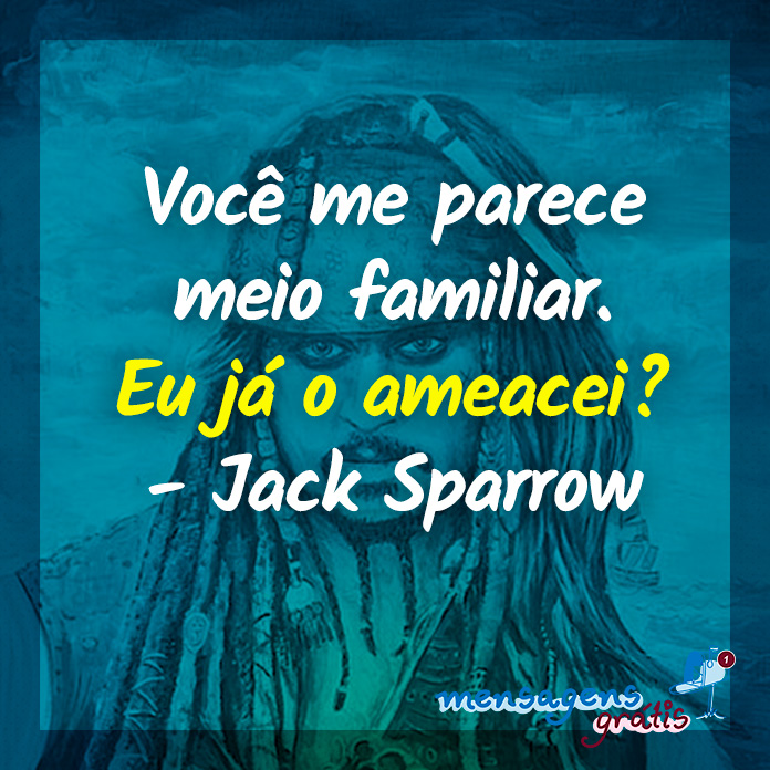 Frases Engraçadas do Jack Sparrow