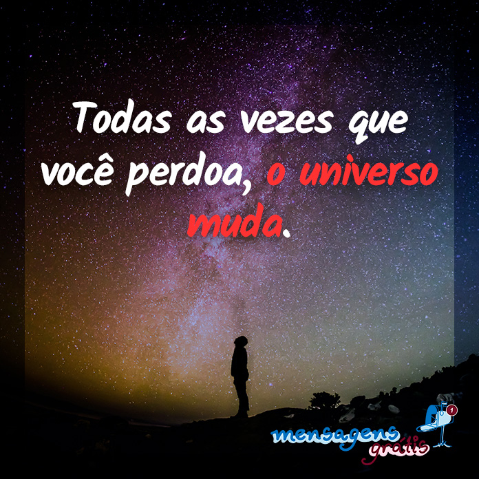 Universo Muda - Frase do Livro A Cabana sobre Perdão